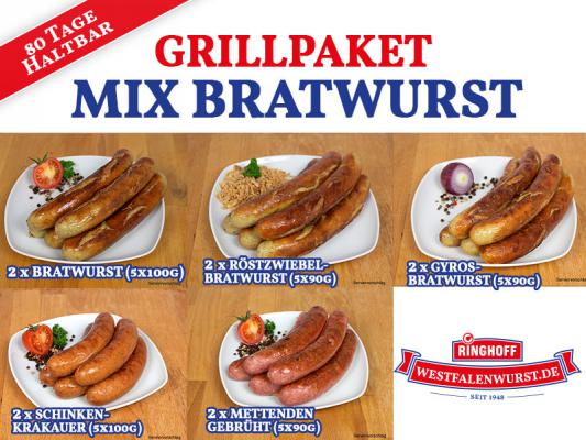 Grillpaket Mix Bratwurst *Angebot*