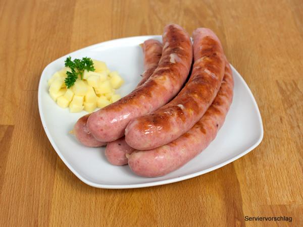 Mettenden gebrüht mit Käse 500g